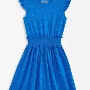 Epic Threads | Kid Girl Dot-Print Smocked-Waist Dress